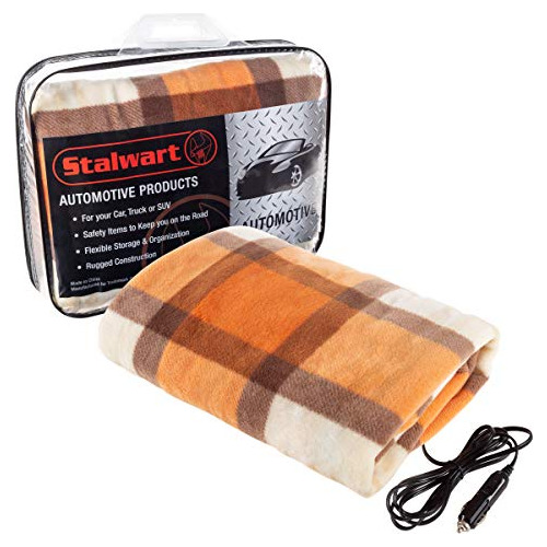 Heated Car Blanket  12-volt Electric Blanket For Car, T...