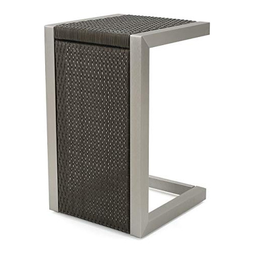 Mesa Auxiliar Ratán Gris Cape Coral