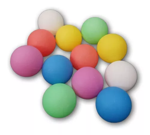 Amosfun 100 peças bolas coloridas de ping pong abertas bolas de