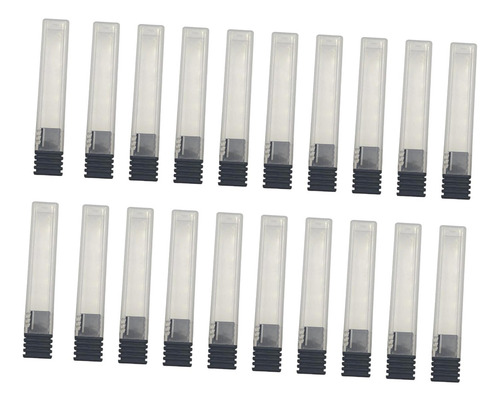 2 Estuche Para 20 Brocas De Manicura, Contenedor Negro