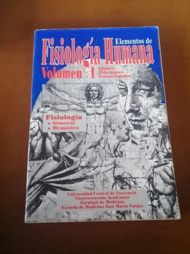 Libro Elementos De Fisiología Humana. Vol. 1. Medicina