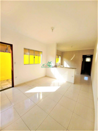 Imagem 1 de 15 de Casa Nova Lado Praia Em Mongaguá!! - Ca0199