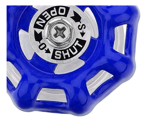 Decoração Genérica De Ignição Com Botão 5cmx2,3cm Azul