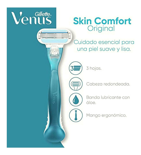 Gillette Venus Original Cartuchos Para Afeitar 2 Unidades