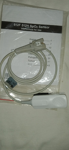 Sensor De Oximetría Spo2 Mindray 512f/512h De 7 Pines