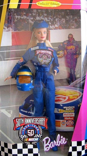 50th Anniversary Barbie    nascar Collector Edition