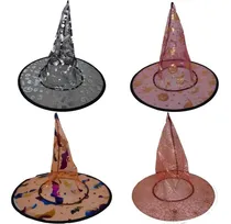 Comprar 5 Sombreros Gorros Halloween Brujita, Modelos Surtidos