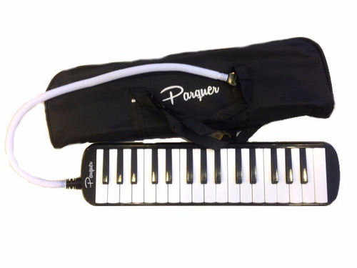 Flauta Melodica Parquer Piano Colegio  Negra Promocion