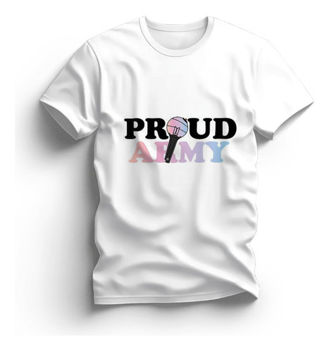 Remera Bts Proud Army Bangtan Grupo K-pop Aesthetic Unisex