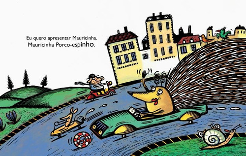 Rodrigo porco-espinho se casa!, de Joly, Fanny. As Aventuras de Rodrigo Porco-Espinho (2), vol. 2. Editorial Editora Biruta Ltda., capa mole em português, 2007