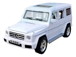 Mercedes Benz G500 Blanco (luces Y Sonido) 1/30