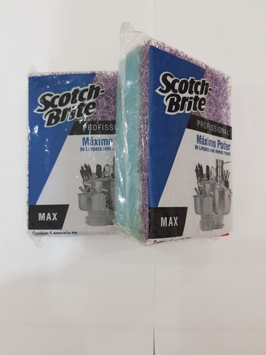 Imagem 3 de 3 de Esponja Scotch-brite Limpeza Pesada Azul Queima De Estoque!
