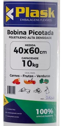 Bobina Picotada Fundo Reto 40x60