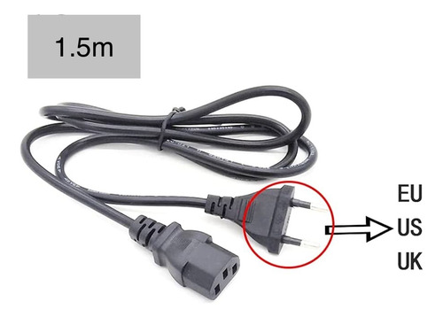 Cable De Poder Tipo C De1.5m