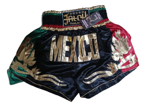 Jalch Short Muay Thai Muaythai Kickboxing Short Mexico Negro