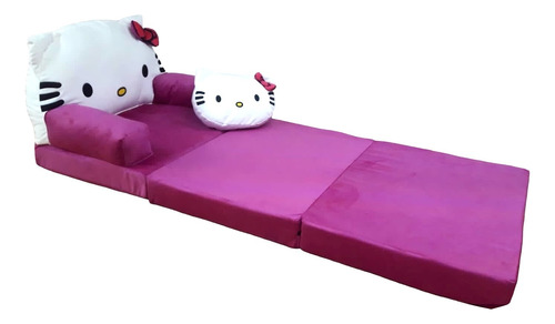 Cama Portatil Infantil Hello Kitty 1.70m Con Almohada Gratis