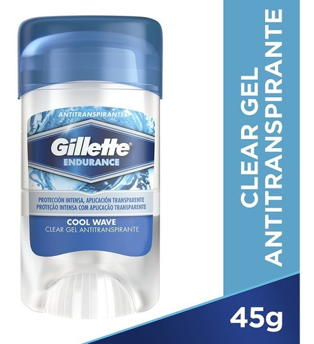 Antitranspirante Gillette Cool Wave Clear Gel 45 G