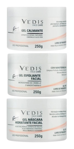 Kit Limpeza De Pele Completo Profissional Vedis Brinde