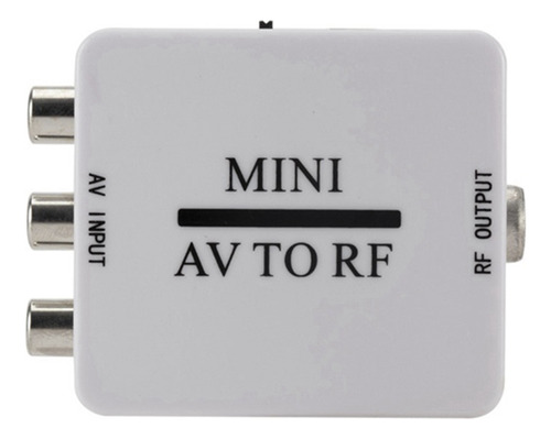 Para Cabo De Vídeo Composto Rca/a/v Para Rf/coaxial/coaxial