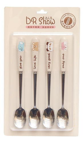 Cucharas De Cocina De Acero Inoxidable Con Mango Largo Set