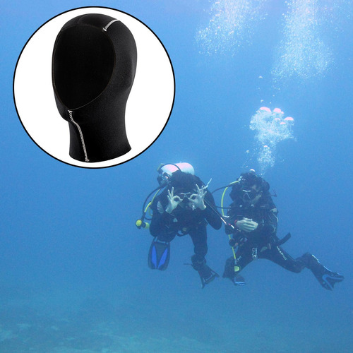 2pcs 3mm Neoprene Diving Wetsuit Hood Stretchy Swimming Hat