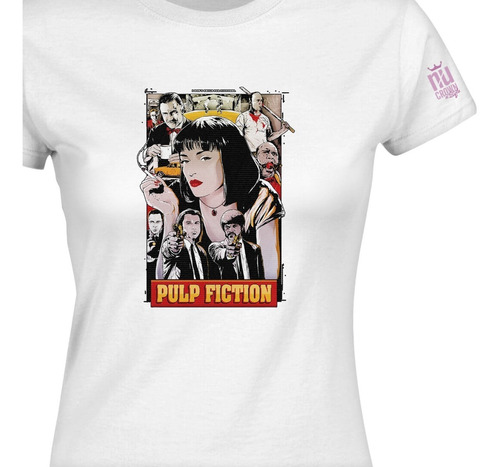 Camiseta Estampa Pulp Fiction Quentin Tarantino Película Idk