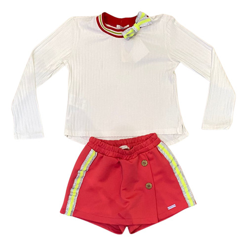 Conjunto Infantil Menina Easy Pink Um Mais Um 801076