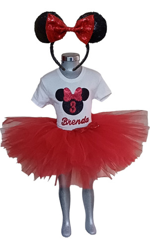 Disfraz De Minnie Mouse Tutu Niña Falda Tutu De Minnie Mouse 