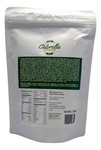 3 Algas Chlorella Fucus Y Kelp Premium 250 Gr C/u