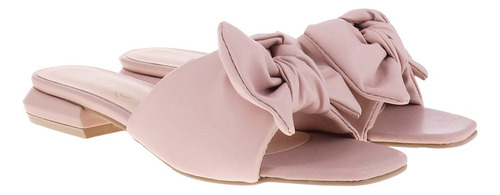 Sandalias Elegantes Banda Con Moño Decorativo Mujer Aona
