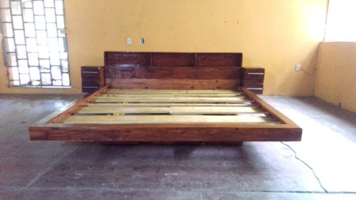 Cama King Size 2 X 2 En Madera De Pino