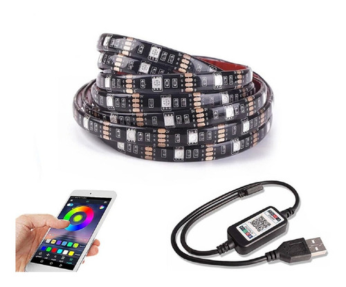 Luz Tira Led Ritmica Bluetooth Celular