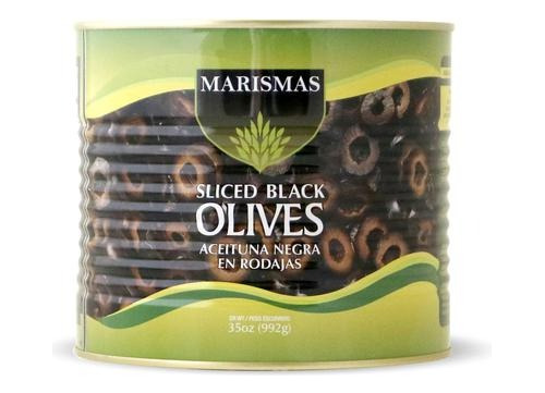 Aceitunas Negras En Rodajas992g - g a $46