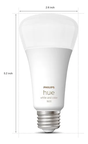 Bombilla Led Philips Hue Smart 100w A21 Blanca Y Color 1600l