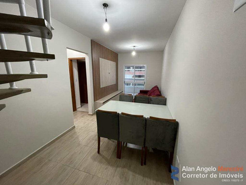 Imagem 9 de 22 de Cobertura Com 3 Dorms, Caiçara, Praia Grande - R$ 580 Mil, Cod: 1143 - V1143