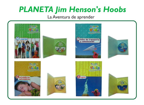 Oferta Enciclopedia Planeta Hoobs La Aventura 12libros+12dvd