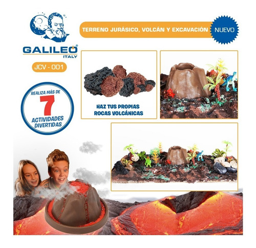 Volcan Y Excavación Jurasica Ciencias Galileo
