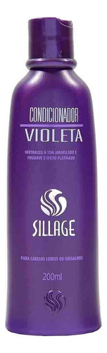 Condicionador Premium Violeta Cabelos Loiro Grisalho Sillage