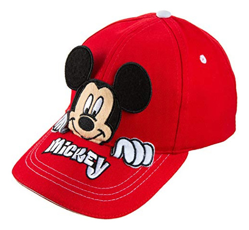 Gorra De Béisbol Disney Con Orejas De Mickey Mouse, De 4 A 7