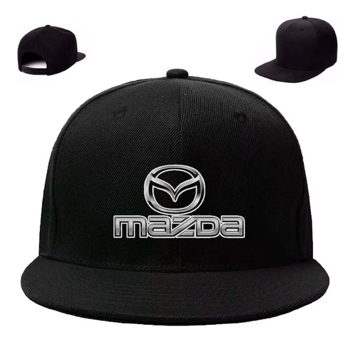 Gorra Plana Estampada Mazda Logo Autos Phn