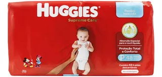 Fraldas Supreme Care Recém Nascido P 48 Un Huggies