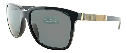 Burberry Be4181 Negro Be4181 Gafas De Sol Cuadradas Lente Ca