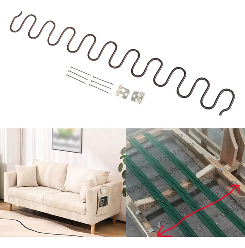 Kit De Resortes Para Silla, Soporte Para Sofá Longitud 45cm