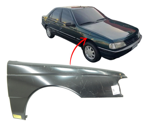 Paralama Peugeot 405 1992 1993 1994 1995 1996 1997 Direito