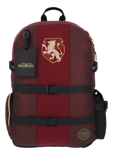 Mochila Hogwarts Legacy Gryffindor Hlg008bp335a Color Rojo Diseño de la tela Liso