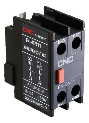 Contacto Auxiliar 1na 1nc Para Contactor Lc1 Cjx2 Nc F4-11