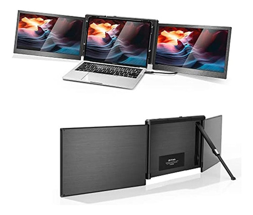 ~? Monitor Portátil Triple Ofiyaa P2 Pro Para Extensor De Pa