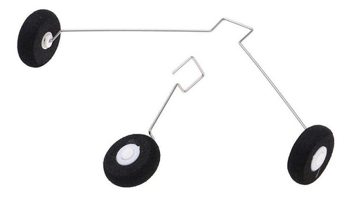 4 Soporte De Conjunto De Aterrizaje De Rc Con Rueda Para