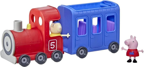 Imagen 3 de 10 de Peppa Pig En El Tren De La Señorita Miss Rabbit F3630 Ed