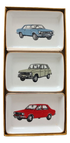 Antiguo Set De Platos Colección Ika Renault Torino En Caja